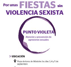 Las Fiestas Patronales de Móstoles van a contar con un Punto Violeta para prevenir las agresiones sexuales